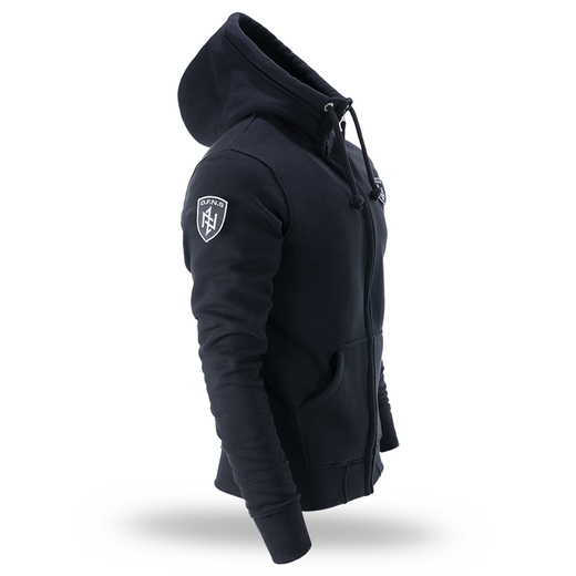 Dobermans Aggressive Zip Hoodie &quot;OFNS SHIELD BZ259&quot; - black