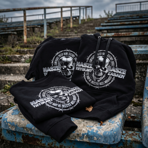 Bluza z kapturem Extreme Adrenaline "Nasze trybuny, nasze zasady"