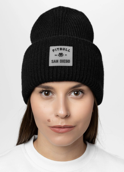 Czapka zimowa PIT BULL "LOVE PB" - czarny
