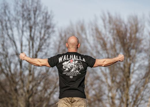 T-shirt Dobermans Aggressive &quot;WALHALLA&quot; TS364D - navy blue