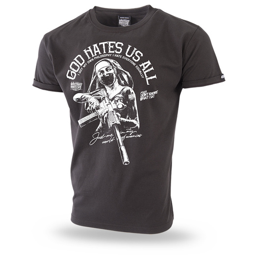 Dobermans Aggressive &quot;The Nun&quot; TS296 T-shirt - brown