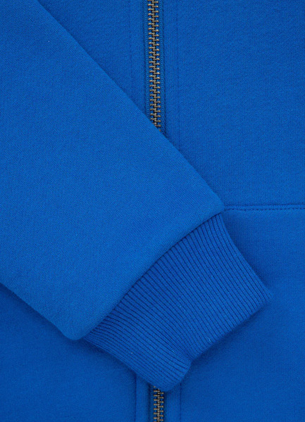 Children&#39;s hooded sweatshirt PIT BULL Junior &quot;HILLTOP&quot; - royal blue