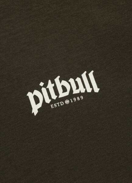 Koszulka washed PIT BULL O'SIDE - ciemny zielony