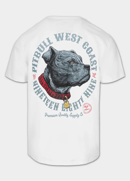 PIT BULL &quot;STRENGTH &amp; RESPECT&quot; Men&#39;s T-Shirt - White