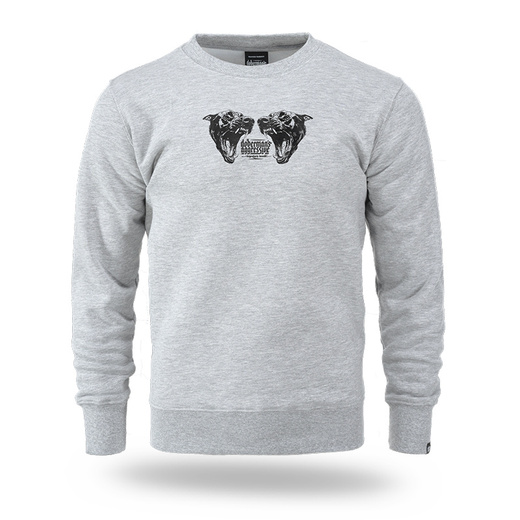 Bluza Dobermans Aggressive "MAD AS HELL BC383" - szara