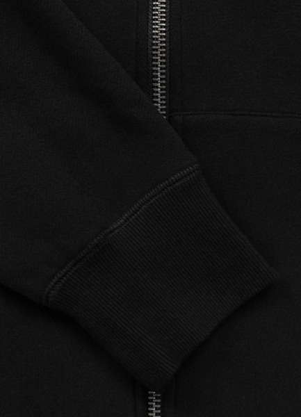 PIT BULL &quot;NORTON&quot; Zip-Up Hoodie - Black