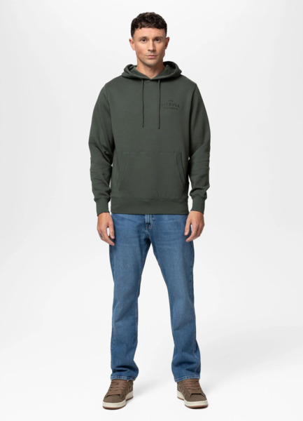Bluza męska z kapturem PIT BULL "SAMPSON" - zielony