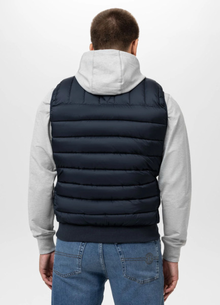 PIT BULL &quot;GRANGER II&quot; quilted vest - navy blue