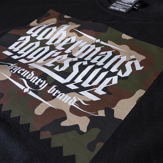 Dobermans Aggressive &quot;CAMO&quot; TS395 T-shirt - gray