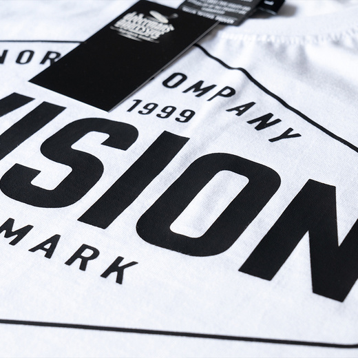 Koszulka T-shirt Dobermans Aggressive "STAMP" TS380 - biała