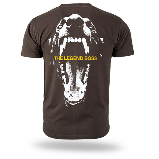 Koszulka T-shirt Dobermans Aggressive "MOUTH" TS391 - brązowa