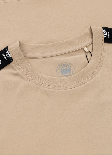 Koszulka męska PIT BULL "TAPE NUGGET" - piaskowa