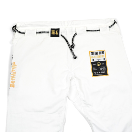 Kimono / Gi for BJJ Ground Game "Champion 3.0" - white