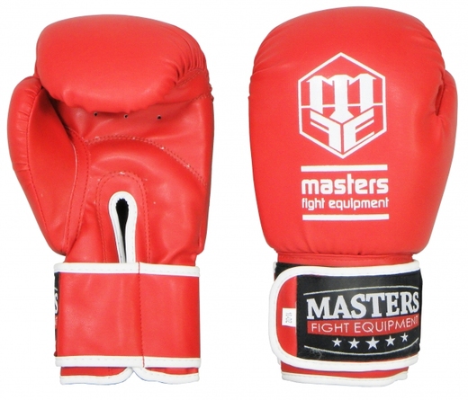 Rękawice bokserskie Masters RPU-3 - czerwone