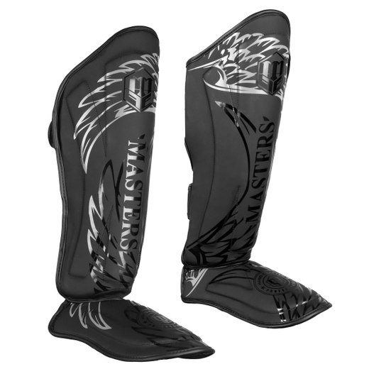 Masters &#39;&#39;NS-BLACK-EAGLE&#39;&#39; Shin and Foot Guards - Black