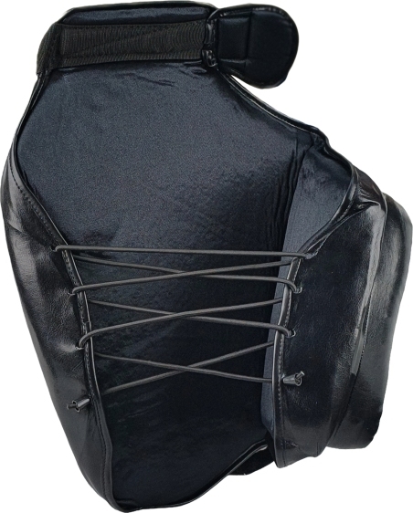 Fairtex TP3 Thigh Shields (black/white) Pair - 2 PCS