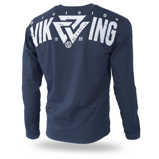 Longsleeve Dobermans Aggressive "VALKNUT" LS251" - granatowy