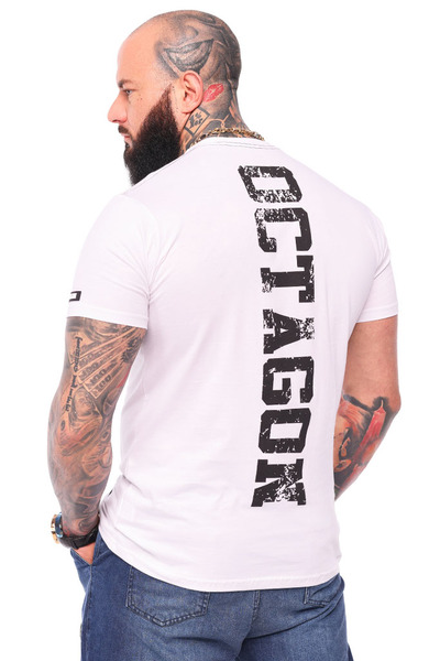 Koszulka T-shirt Octagon Fight Wear OCTAGON - biały