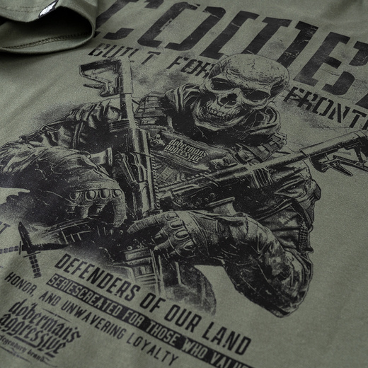 Koszulka T-shirt Dobermans Aggressive "COMBAT TS404" - khaki