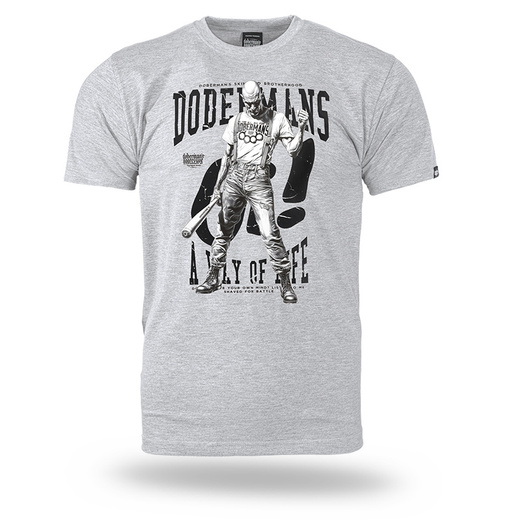 Koszulka T-shirt Dobermans Aggressive "WAY OF LIFE" TS369E - szara