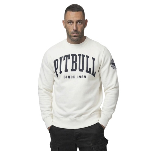 PIT BULL "NORTON" sweatshirt - off-white