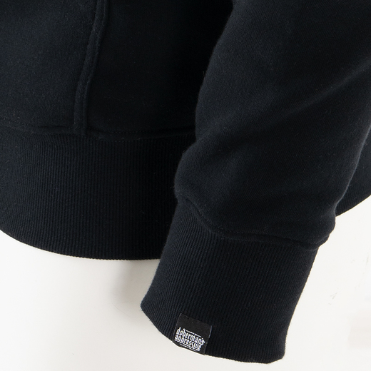 Bluza z kapturem rozpinana Dobermans Aggressive "Premium  BZK260" - czarna