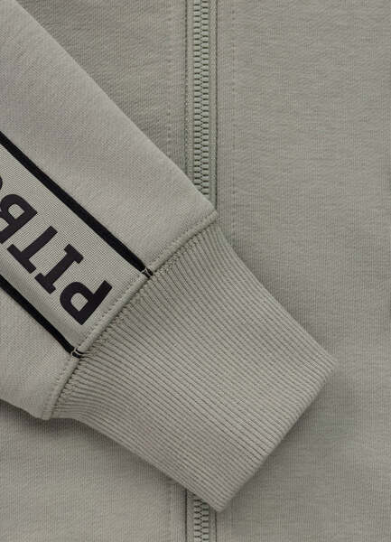 Bluza męska rozpinana PIT BULL "NEXUS" - szałwiowy