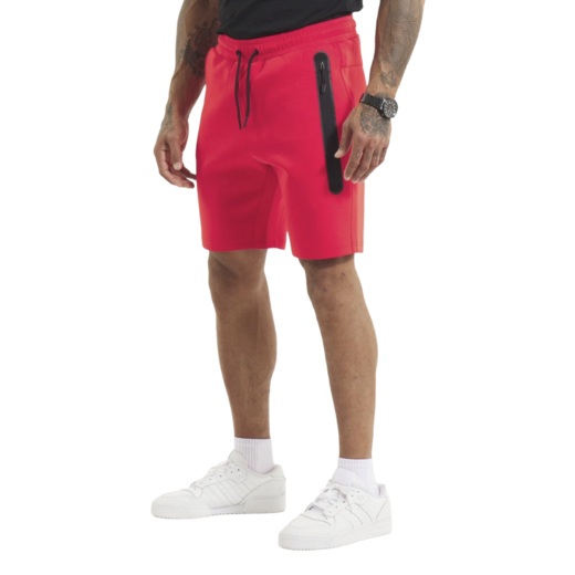 Szorty dresowe PIT BULL męskie "DOGWOOD POCKET" - czerwony
