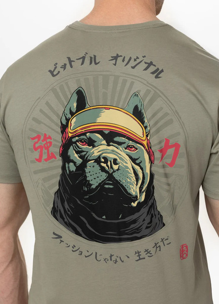 PIT BULL "MT. FUJI" Men's T-Shirt - Khaki