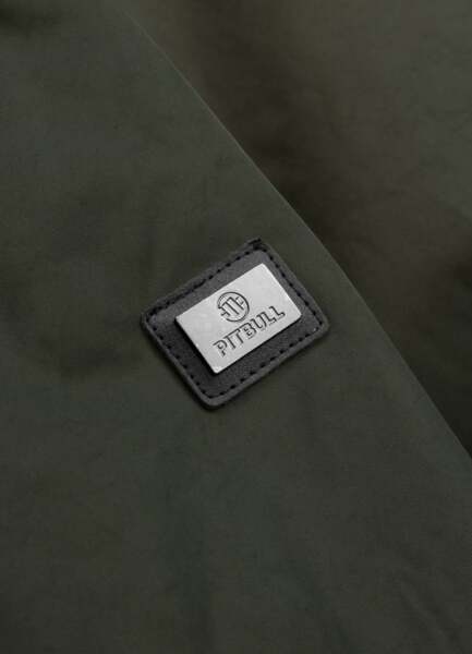 Kurtka przejściowa bejsbolówka PIT BULL "DETROIT" - ciemny zielony