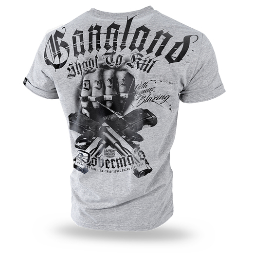Dobermans Aggressive T-shirt &quot;Gangland TS209&quot; - gray