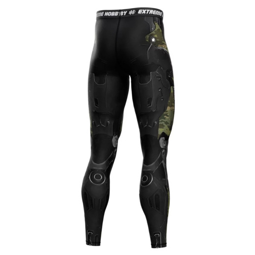  Legginsy męskie Extreme Hobby | IRON FORCE - camo