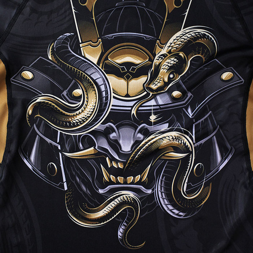 Rashguard Ground Game &quot;Oni Samurai&quot; short sleeve