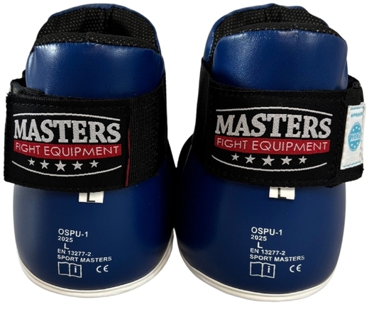 Ochraniacze stóp MASTERS OSPU-1W KIDS (WAKO APPROVED) - niebieskie