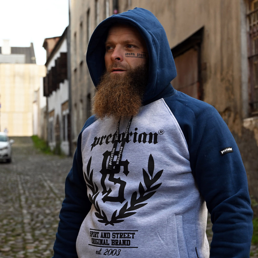 Hoodie Pretorian "Sport & Street" - grey