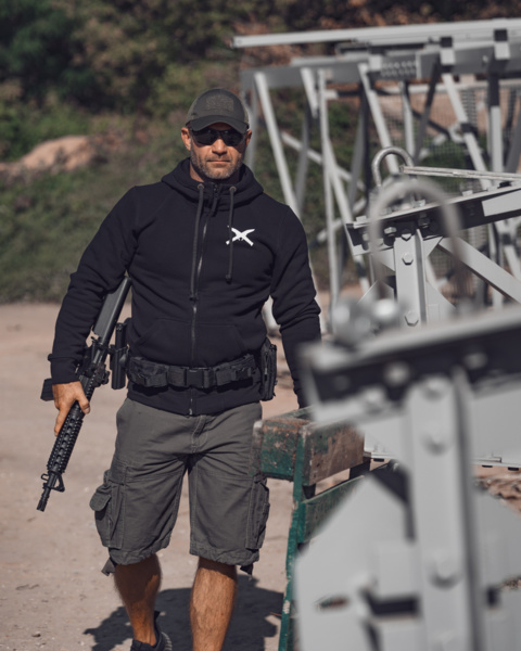 Bluza rozpinana Dobermans Aggressive "TACTICAL SOLDIER BCZ394" - szara