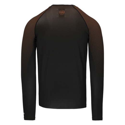 Rashguard longsleeve PIT BULL "RANKED" - brązowy