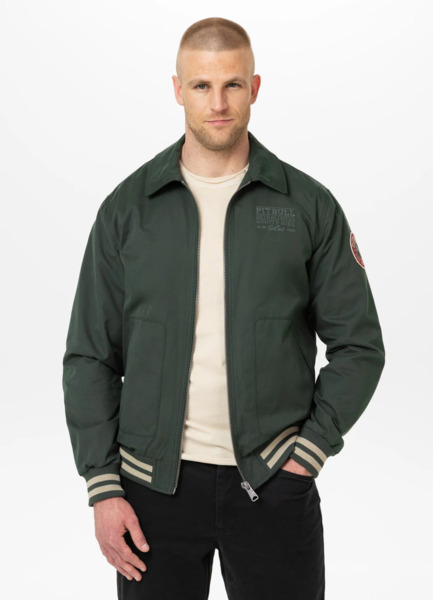 Kurtka przejściowa męska PIT BULL "PIONEER" - ciemny zielony