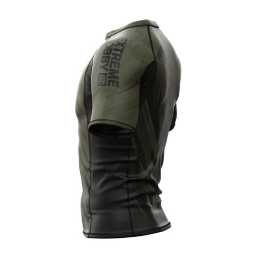 Short sleeve rashguard męski Extreme Hobby | POLSKA ULTIMATE - khaki