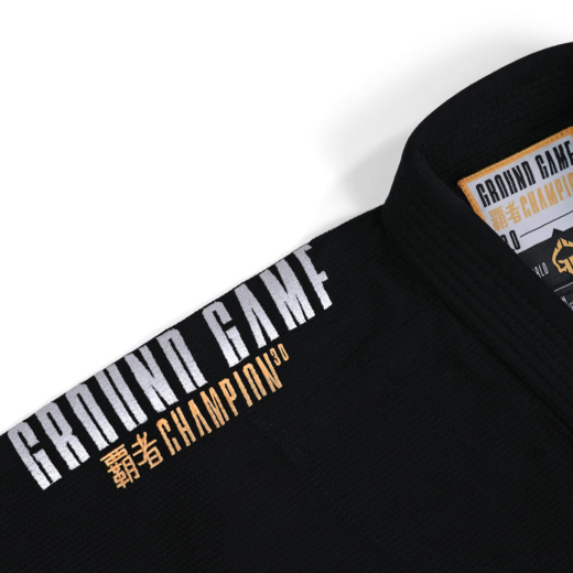 Kimono / Gi for BJJ Ground Game "Champion 3.0" - black