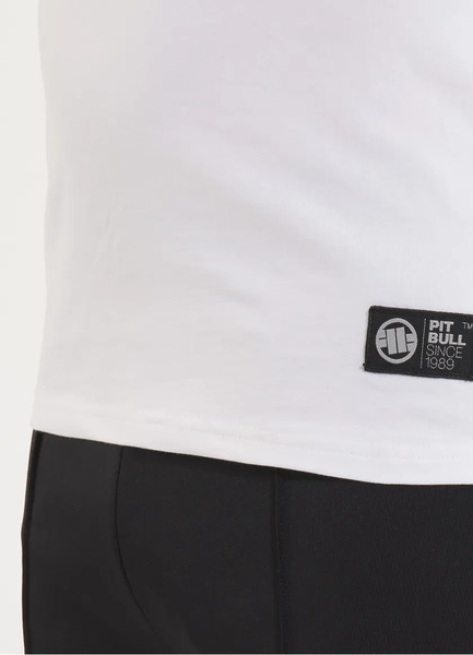 PIT BULL Slim Fit T-shirt &quot;Casino&quot; - white