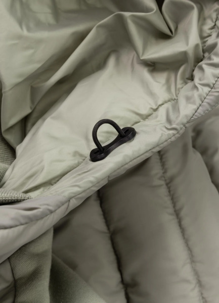 Kurtka hybrydowa przejściowa z kapturem PIT BULL "PALOMAR" - szałwiowy