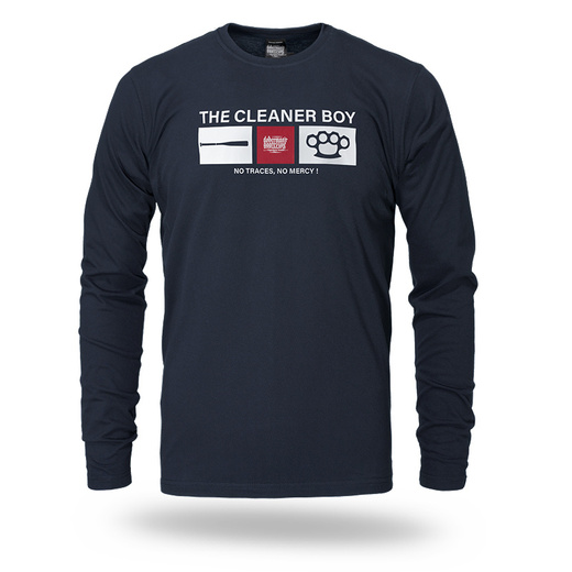 Longsleeve Dobermans Aggressive "CLEANER BOY" LS396 - granatowy