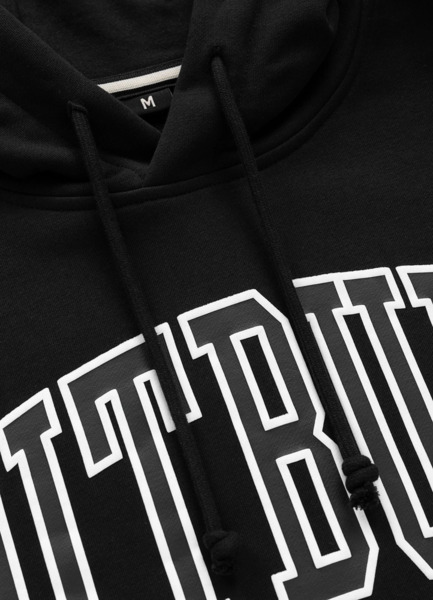 Bluza męska z kapturem PIT BULL "BADGER" - czarny