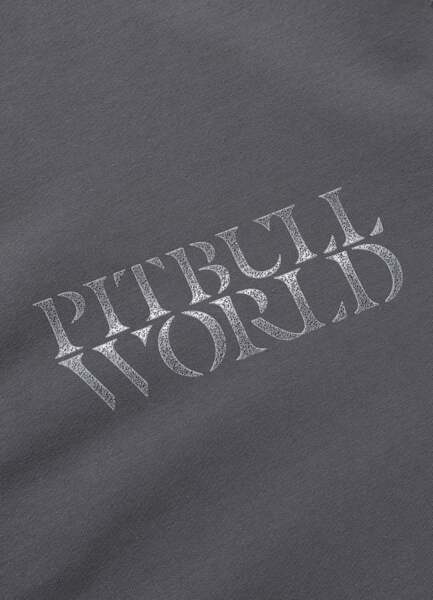 PIT BULL "WORLD" Zip-Up Hoodie - Graphite