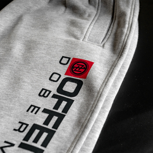 Spodnie dresowe Dobermans Aggressive "Classic Sun SPD349" - szare