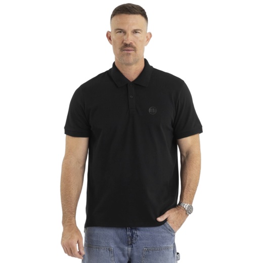 Koszulka Polo Pique PIT BULL REGULAR - czarny