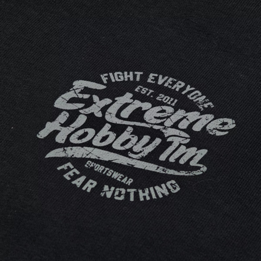 Spodnie dresowe męskie Extreme Hobby "WHEEL" - czarny