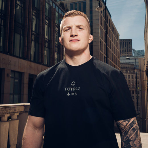 Ground Game "Absolute Control" Oversize T-shirt - Black