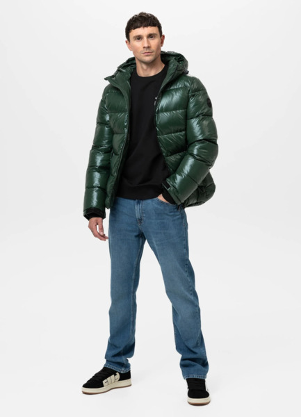 Kurtka zimowa PIT BULL "PEPPERWOOD" - ciemny zielony